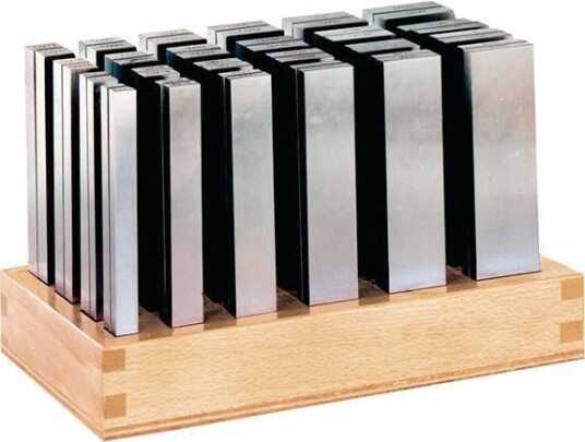Format Parallellunderläggsats Precision 125mm I Träetui