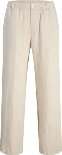 Jack & Jones Chinos jpstKarl jjLawrence Linen Chino SN Grå