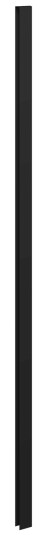 Dansani Match Avstandsprofil til Anslagsprofil 1 +20mm - H197,5cm Svart Matt