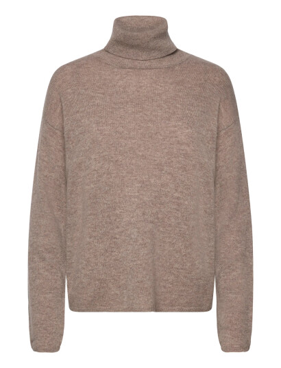 A-View Merino Knit Rollneck - Brown - XS