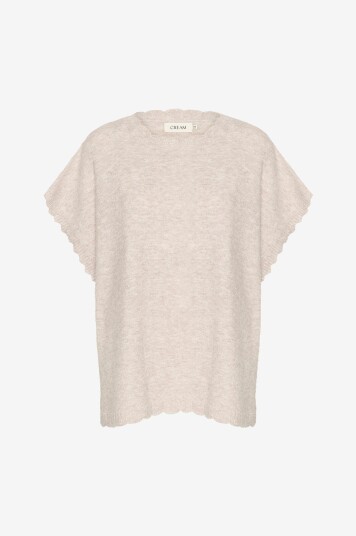 Cream Poncho crDammi Knit Grå