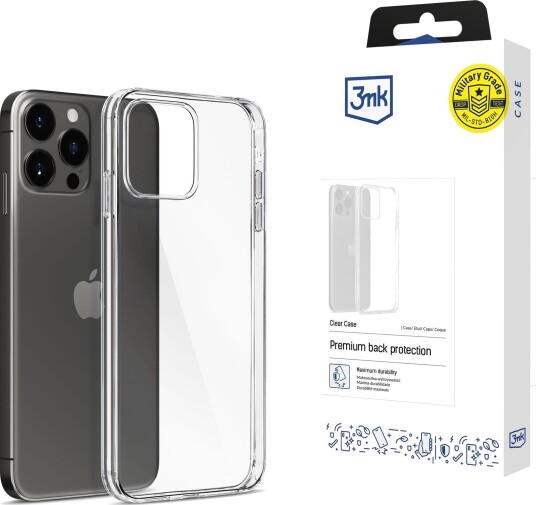3Mk Gjennomsiktig Mobildeksel for iPhone 15 Pro Max