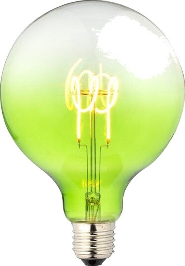 Spl E27 4W dimbar LED filamentpære G125 Flex Globe Grønn 140lm Dimbar : Dimbar Spl E27 4W dimbar LED filamentpære G125 Flex Globe Grønn 140lm Dimbar : Dimbar