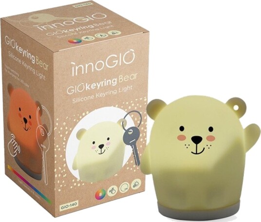 Innogio Giokeyring Nøkkelring 8 Farger Bamse