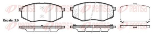 Bremseklosser REMSA 1426.02 Bremseklosser REMSA 1426.02