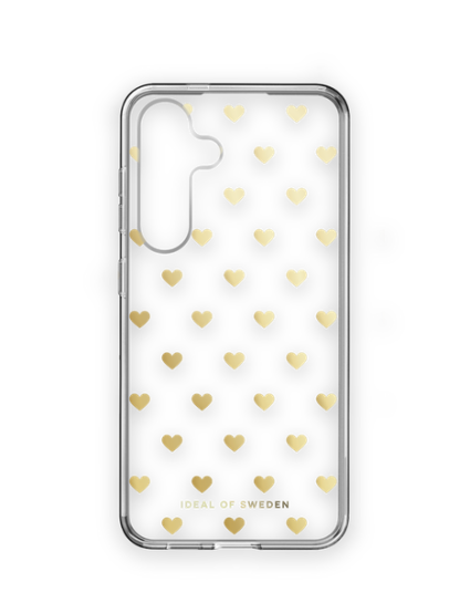 IDEAL OF SWEDEN Samsung Galaxy S24 iDeal Of Sweden Clear Deksel - Golden Hearts
