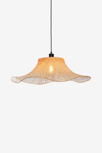 Good&Mojo Hengende taklampe stor Ibiza Natur Good&Mojo Hengende taklampe stor Ibiza Natur
