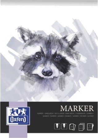 Oxford 400166105 Monokromatisk Hvit A3 15 Ark 180 G/M² Mykt Omslag