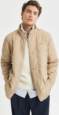 Gant Quilted windcheater jakke DARK KHAKI S