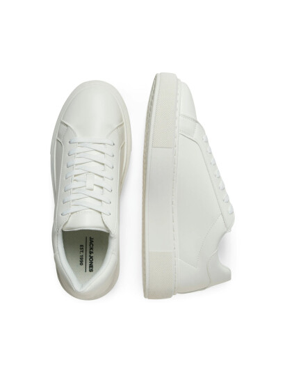 Jack & Jones Jfwaspire Cupsole Pu Sneaker Noos - White - 41 Jack & Jones Jfwaspire Cupsole Pu Sneaker Noos - White - 41
