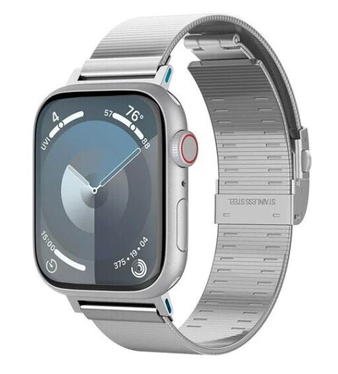 Spigen Sleek Link silver Apple Watch 49mm/45mm/44mm/42mm