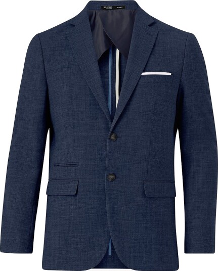 Selected Homme Blazer slhSlim Oasis Linen Blz B Noos Blå Selected Homme Blazer slhSlim Oasis Linen Blz B Noos Blå