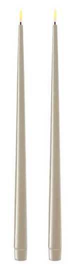 Deluxehomeart Middagslys Led 38 cm 2 stk sand