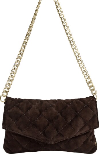 DEPECHE Belem Clutch 008 CHOCOLATE One Size
