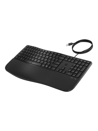 HP 480 Comfort Full Size Tastatur med 3-Zone Layout og 23 Programmerbare Taster - Svart HP 480 Comfort Full Size Tastatur med 3-Zone Layout og 23 Programmerbare Taster - Svart