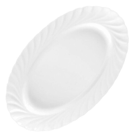 Porsgrund Bogstad Hvitt Ovalfat 45 cm
