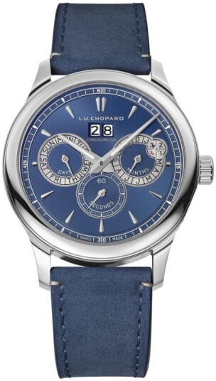 Chopard Herreklokke 168561 3003 L.U.C Blå/Lær Ø43 mm