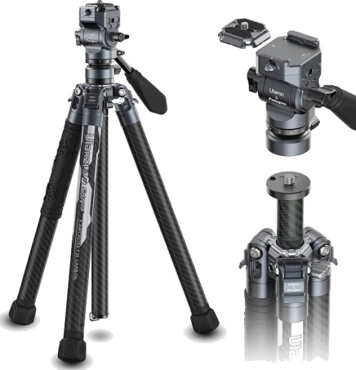 Ulanzi X-Aircross F38 stativ i karbon / glassfiber