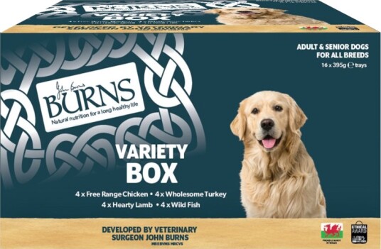 Burns Våtfôr Våtfôr For Hunder Blandet Pakke 16 X 395 G