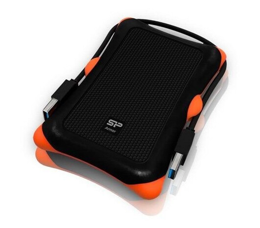 Silicon Power Armor A30 Black - Ekstern Harddisk - 1 TB - Oransje