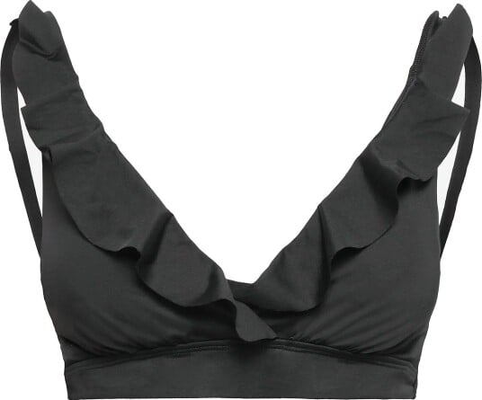 Lauren Ralph Lauren Swimwear Lrl Beach Club Ruffle Uw Bra   BLACK   40