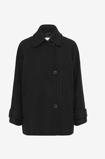 InWear Ullkåpe Thora Minona Coat R Svart InWear Ullkåpe Thora Minona Coat R Svart