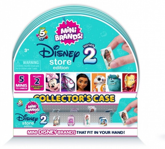 Zuru 5 Surprise Mini Brands Disney Samleæske Serie 2   2 Eksklusive Figurer 3+år
