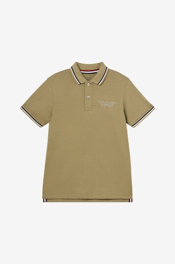 Jack & Jones Junior T skjorte jprBluarchie SS Polo SG Jnr Grå