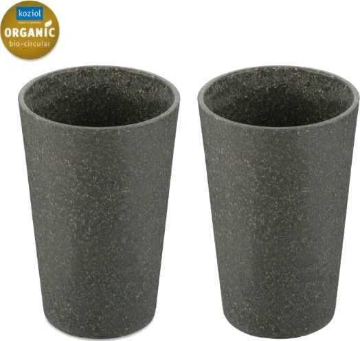 Koziol Connect Cup L 350ml 2 Stk.   Askegrå