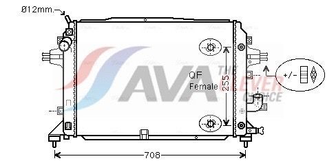 Radiator AVA Clever Choice OLA2460
