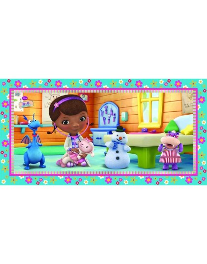 Globos Nordic Disney Doc McStuffins Scene Setter 77x150 cm Veggdekorasjon