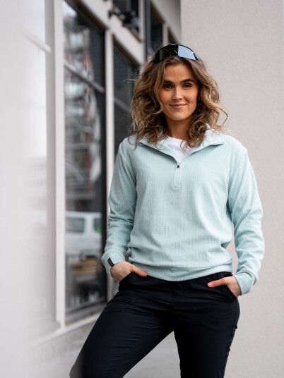 Twentyfour Mode Half Zip Fleece Grønn 34