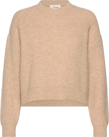 Rosemunde Kids Rktinker Wool Blend Ls Short O Neck OAT MEAL MELANGE 176