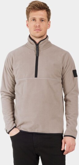 Didriksons Hannes Windproof Half Zip Ash Brown
