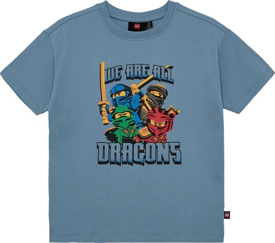 LEGO® Wear Ninjago T skjorte LwTaffy Dusty Blue LEGO® Wear 6 år (116) T skjorte Blå
