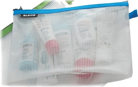 Leitz Wow Travel   Kosmetikkpose For Liten Flaske   Eva Folie   Blå