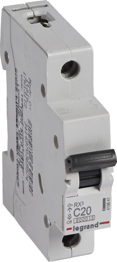 Legrand 12 stk RX³ MCB automatsikring C20 1P 1M 6kA