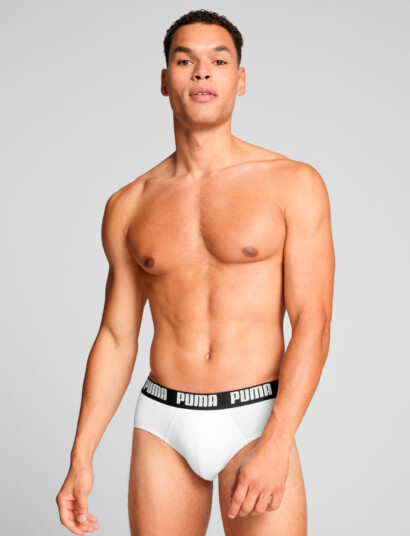 PUMA Puma Men Everyday Briefs 2P - Multi/patterned - M PUMA Puma Men Everyday Briefs 2P - Multi/patterned - M