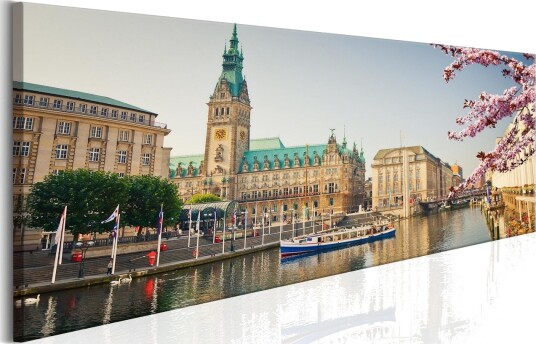 Bilde Hamburg Town Hall 135x45 Artgeist sp. z o. o.