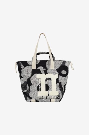 Marimekko Veske Mono City Tote Unikko Svart