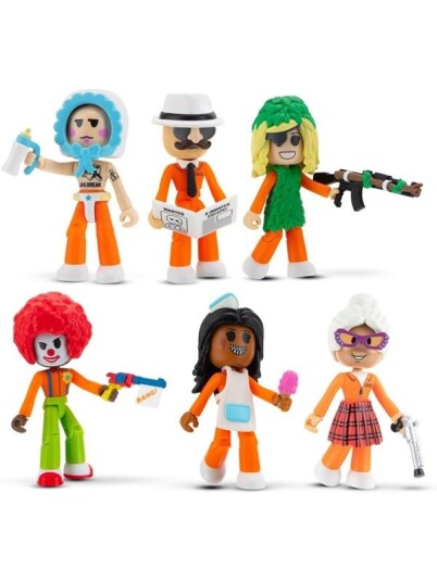 Jazwares DEVSeries Multipakke Jailbreak Gjemmer seg i det åpne 7cm Figurer