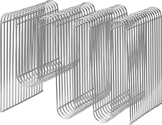AYTM - Curva Magazine Holder Silver AYTM - Curva Magazine Holder Silver