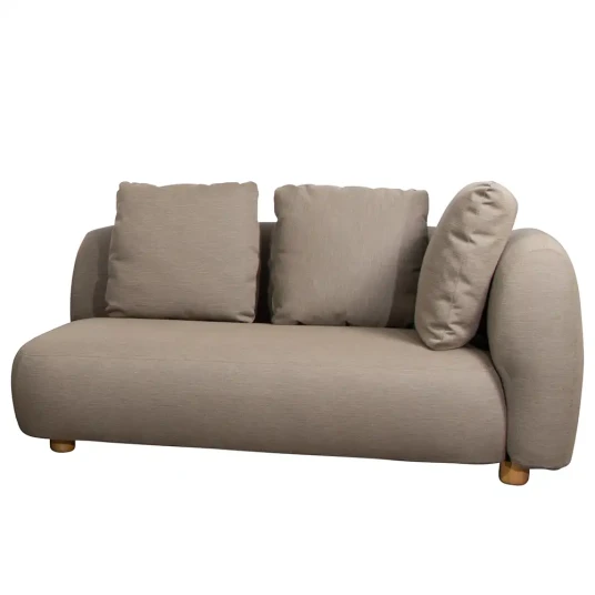 Cane-line Capture 2-seters venstre modul Taupe Cane-line Capture 2-seters venstre modul Taupe