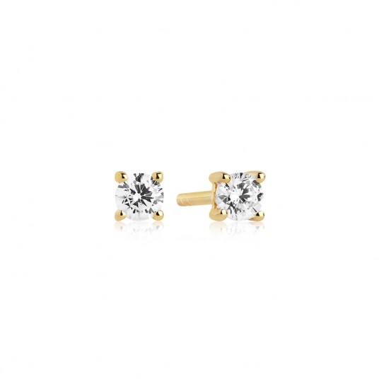 Sif Jakobs Princess Piccolo Øredobber SJ-E3MMRD-CZ-YG - Dame - 925 sterling silver Sif Jakobs Princess Piccolo Øredobber SJ-E3MMRD-CZ-YG - Dame - 925 sterling silver