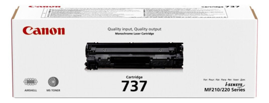 Canon CRG737 BK Toner - 9435B002 Original - Svart 2400 sider