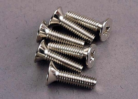 Traxxas 3167 Screws 4x15mm countersunk machine 6 Traxxas 3167 Screws 4x15mm countersunk machine 6