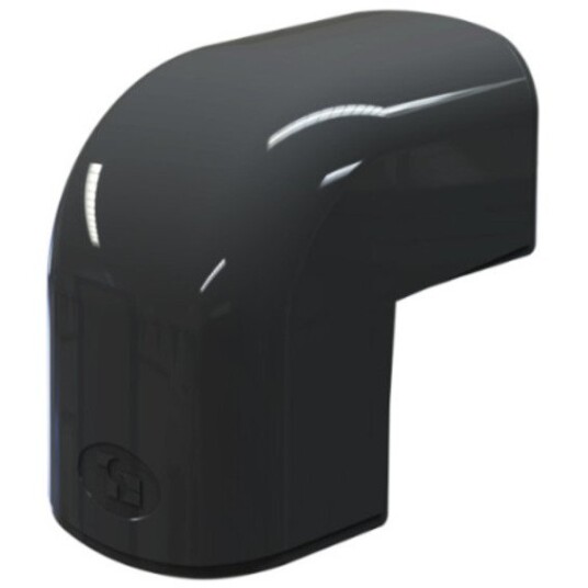 GrøntKlima AS Optima T Bend Utvendig CAE75 75 X 56mm Sort