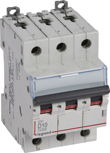 Legrand DX³ MCB automatsikring D10 3P 3M 10/16kA