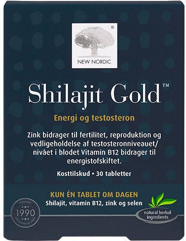 New Nordic Shilajit Gold 30 tabletter New Nordic Shilajit Gold 30 tabletter