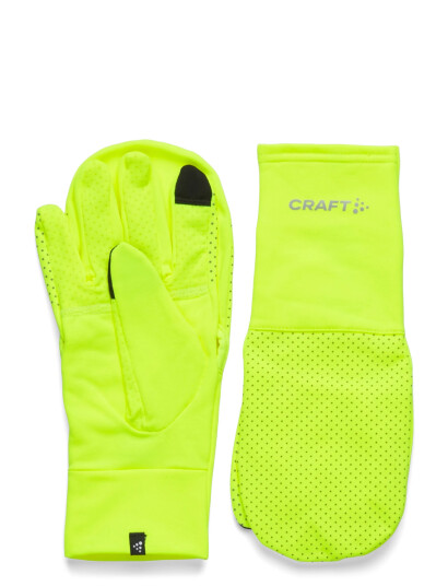 Craft Lumen Fleece Hybrid Glove 2   Yellow   S